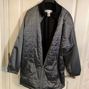 jacket, woman size 1X, Lady Lavon, black, excellent condition